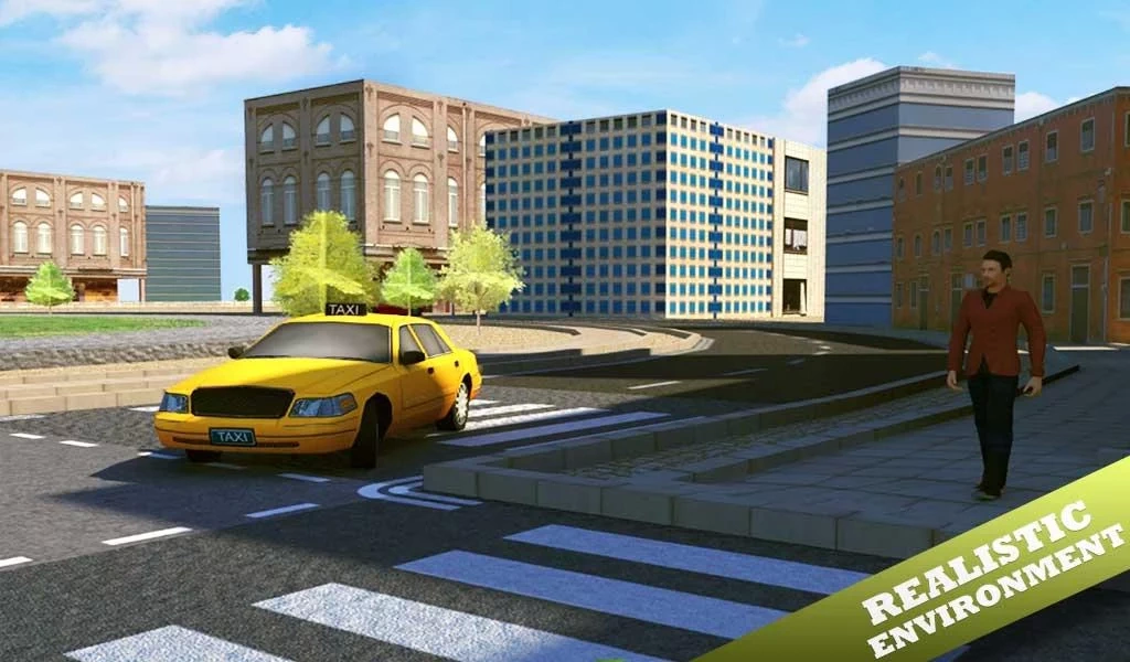值班出租车司机的3D模拟器截图10
