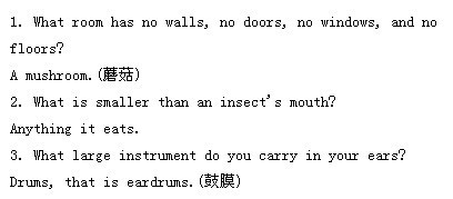 两个英语谜语_360问答