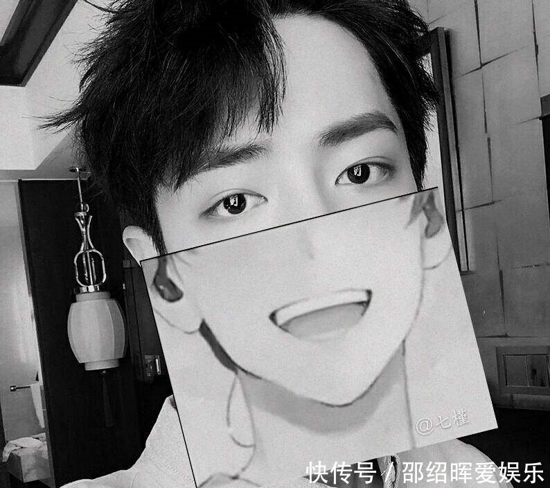 当肖战遇见抖音最火的半漫画脸,中式帅也可以