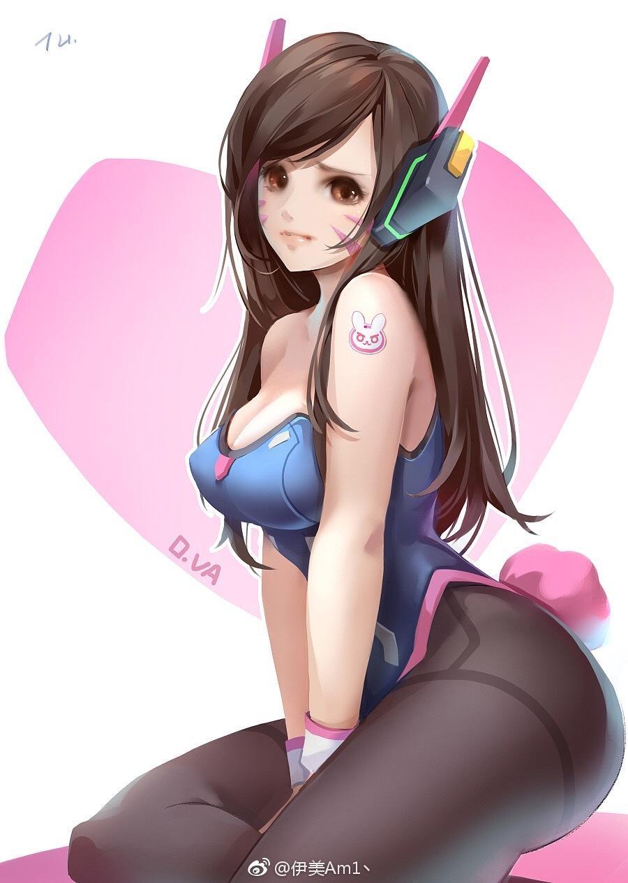 性感女主播化身守望先锋d.va 百变美少女给你致命诱惑