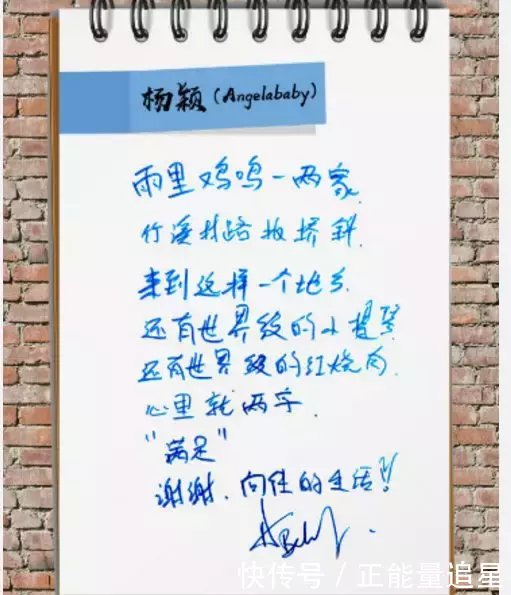 《向往的生活》嘉宾手写字曝光,毛不易的最好