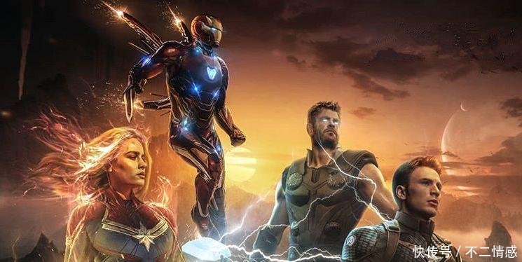 复联4曝虐心概念海报, 钢铁侠雷神被化为灰烬