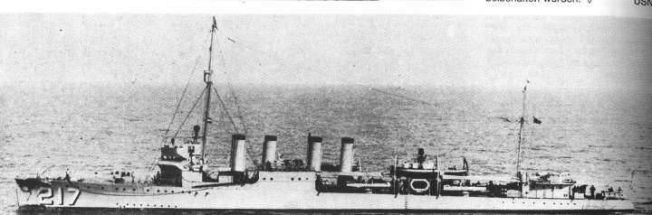 schley class,亦称为威克斯级,usn wickes)驱逐舰在战争爆发时仍在