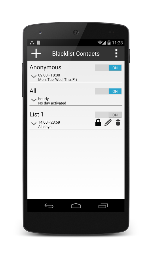 Blacklist Contacts截图7