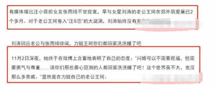 刘涛出轨小鲜肉早有端倪? 王珂一句话早已说明