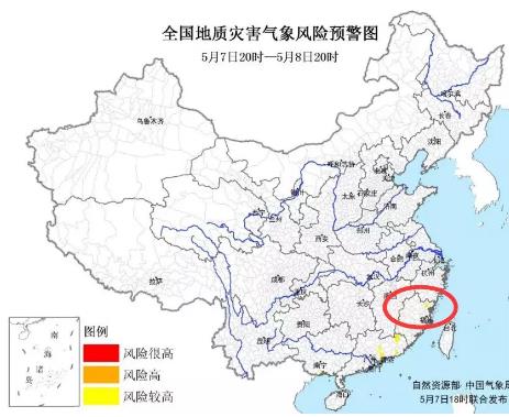 中央气象台发布暴雨预警 今明两天平潭都是雨