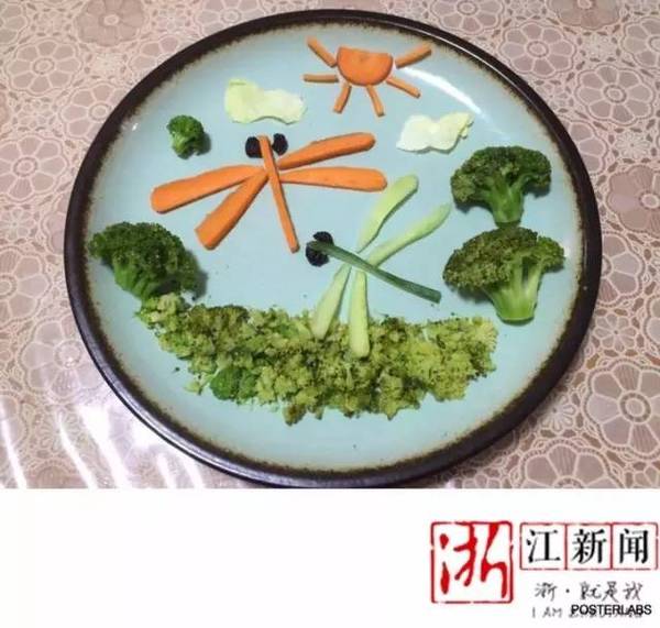 教师为女儿制作古诗早餐 一句古诗一幅景 教师为女儿制作古诗早餐 一句古诗一幅景