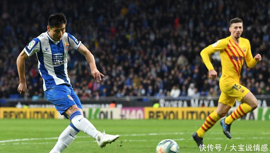 西语解说武磊进巴萨