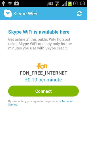 Skype WiFi截图3