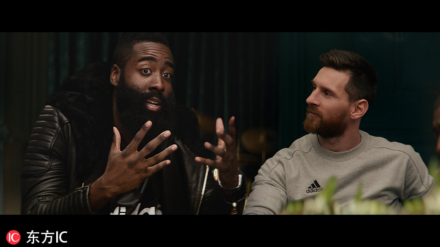 阿迪达斯新广告曝光巨星云集 哈登梅西上演胡