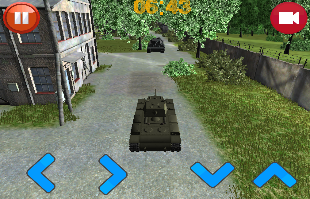 Tank Driving Free截图1