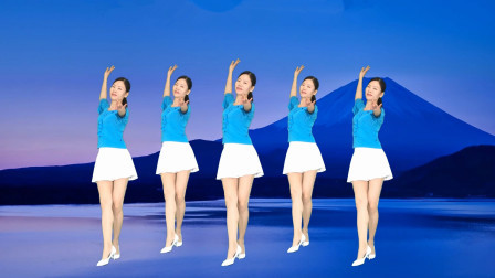 广场舞《泉水叮咚响》经典老歌优美好学步子舞