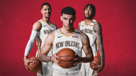 NBA流言收割机 鹈鹕三少！鹈鹕官方发布鲍尔英格拉姆哈特合照