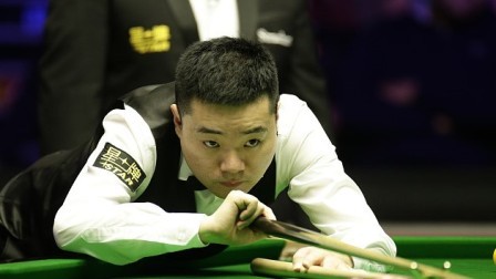 2019斯诺克 【斯诺克大师赛】丁俊晖单杆123分将领先优势扩大到5-0