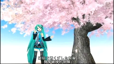 初音未来 桜雨 中日字幕版-初音未来 (初音，miku)