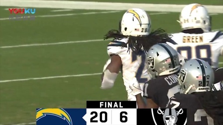【NFL动态】第10周周日午间赛60秒速递