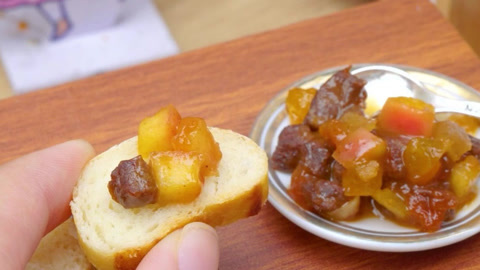 牛肉苹果杏干面包