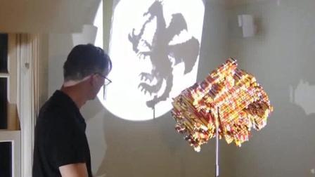 看似杂乱无章的乐高作品 灯一开就惊艳