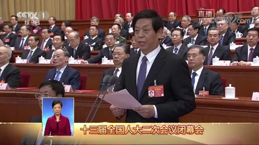 《十三届全国人大二次会议闭幕会》 20190315