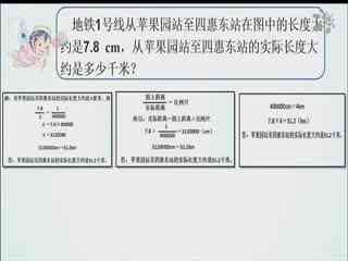 名师公开课 《比例尺《二》》授课教师：吴晓晓