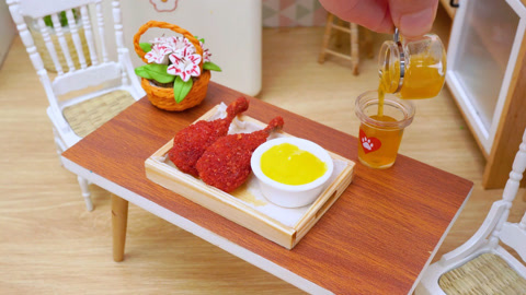 黄芥末酱炸鸡腿