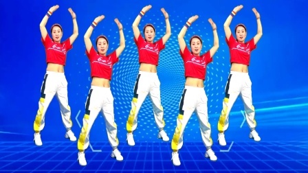 蓝莓思洁广场舞 热门伤感DJ《人心伤了只有疼》青春舞步 活力无限