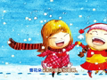 洪恩幼儿绘本故事 雪花朵朵