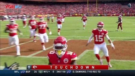 【NFL巨星风采】酋长队小帕特里克-马霍姆斯第10周表现