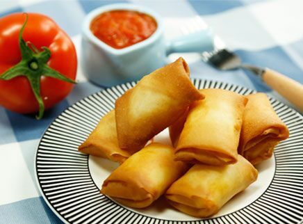 微体兔美食 2017 玉子豆腐春卷 春卷新吃法
