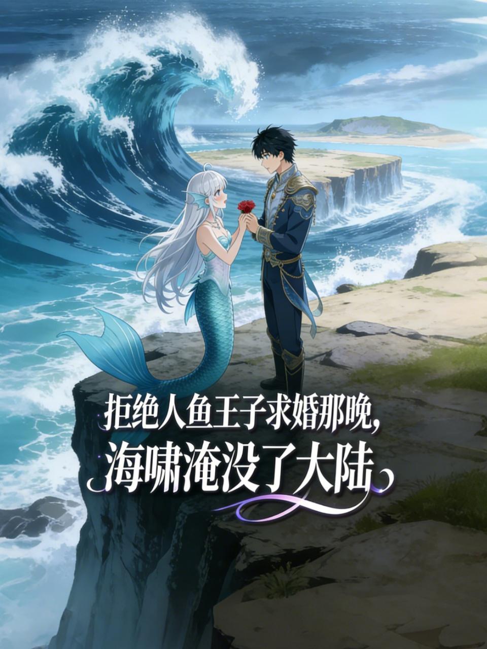 拒绝人鱼王子求婚那晚，海啸淹没了大陆