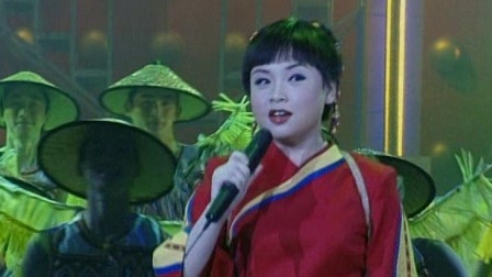 央视1999春晚 李琼《山路十八弯》，经典歌谣尽显中国风采