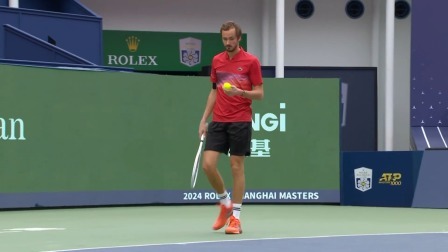【全场回放】辛纳2-0梅德韦杰夫 2024ATP上海劳力士大师赛1/4决赛