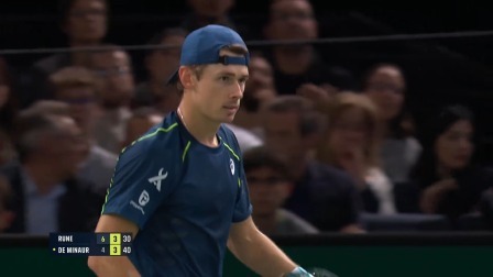 【全场回放】鲁内2-1德米纳尔 2024ATP巴黎大师赛1/4决赛