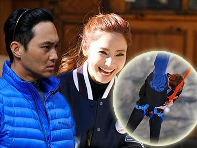 张智霖为讨好韩彩英“打女人”高空裸跳吓尿男星