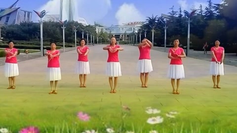 广场舞 广场舞《我爱的姑娘在草原》