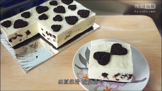 美&middot;食 不用烤箱也能做出美味的奥利奥芝士蛋糕，细腻柔滑，酸甜适中