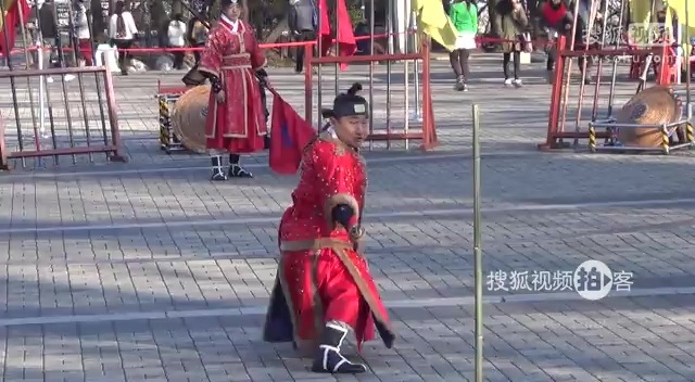 韩国之旅 【拍客】韩国之旅之南山公园风光及精彩的“香妃”表演