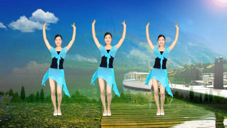 广场舞《花蝴蝶》重温经典简单入门恰恰舞蹈
