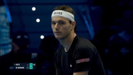 【全场回放】弗里茨2-1德米纳尔 2024ATP年终总决赛 小组赛