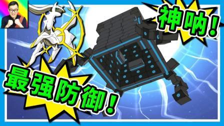 酷爱精灵宝可梦 第一季 100级阿尔宙斯的制裁光砾都没用  最强防御