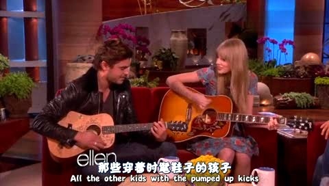 Taylor Swift Pumped Up Kicks (The Ellen Show)现场版 中英字幕 12/2/21-Taylor Swift (泰勒·斯威夫特)