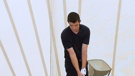 打斜飞球的矫正方法