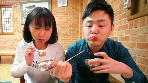 XFun吃货俱乐部2015 大胃王吃垮排骨店 粉丝不服来挑战★韩国5庆州