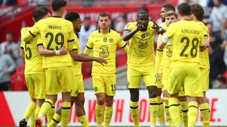 2021-2022英超大放送 足总杯-奇克凌空斩芒特破门 切尔西2-0水晶宫进决赛