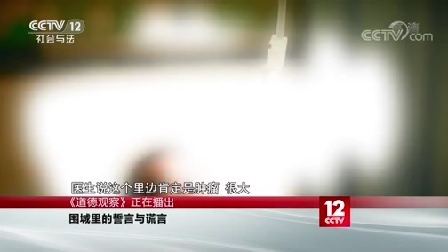道德观察 《道德观察(日播版)》 20200616 围城里的誓言与谎言