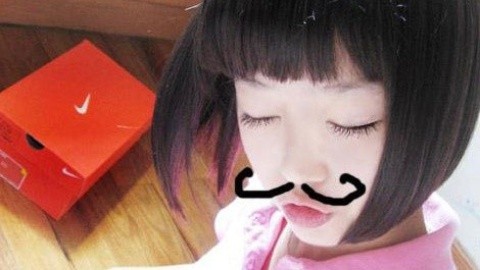 欢乐囧图 妹子想曝光新技巧