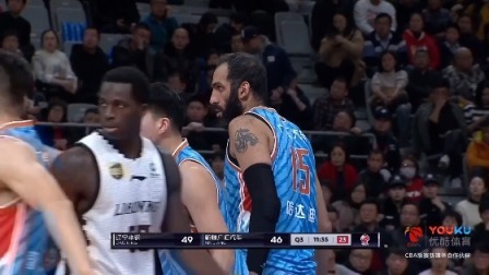 CBA 18/19赛季 辽宁VS新疆第三节：势均力敌！双方单节战罢80-80战平