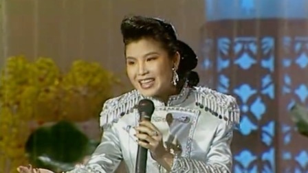 央视1989春晚 杭天琪歌曲《山情》，民俗风情别有韵味