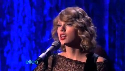 Taylor Swift Back To December Ellen Show 现场版 10/10/31-Taylor Swift (泰勒·斯威夫特)