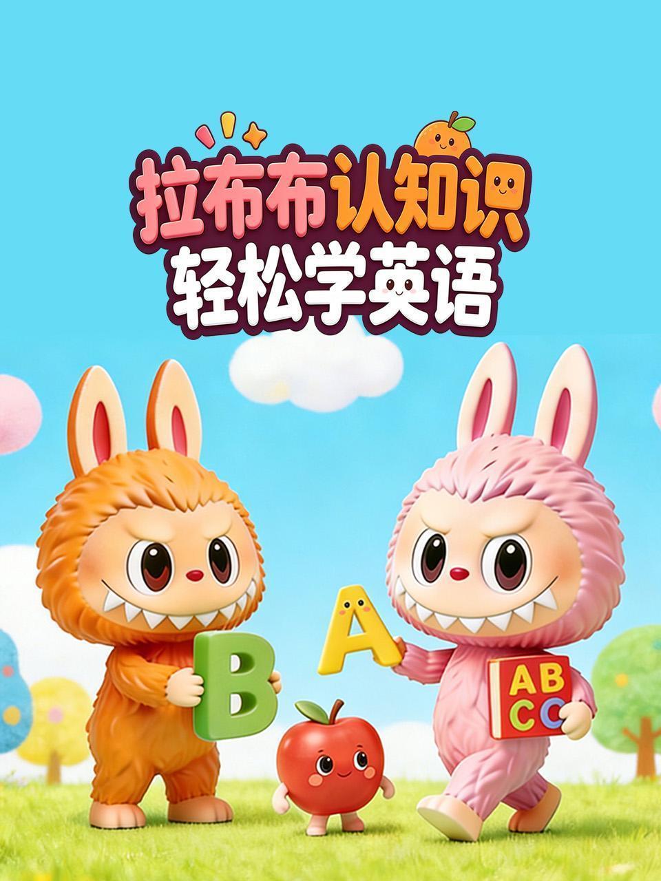 拉布布认知识 轻松学英语 海报